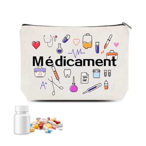 ShiQiao Spl Sac de Rangement pour Médicaments Organisateur de Médecine Trousse à Pharmacie Voyage...