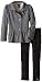 Calvin Klein Little Girls' Gray Jacket with Printed Pants