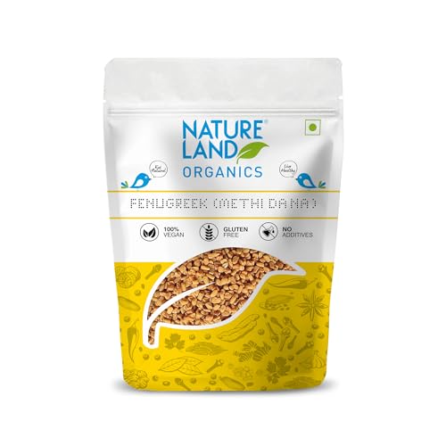 Natureland Organics Fenugreek / Methi Dana 150 Gm - Organic Methi Dana (B07B9VZ88C) Amazon Price History, Amazon Price Tracker