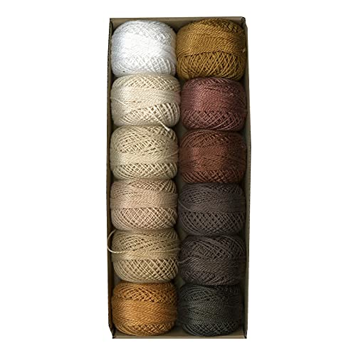 Image of Valdani Pearl Cotton Sz 8 | Delicious Chocolate | 12 Balls | 73 Yds /Ball