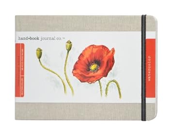 Global Art Materials 5-1/4-Inch By 8-1/4-Inch Travelogue Watercolor Book, Large Landscape (769525) : Amazon.in: Home & Kitchen