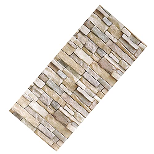 gazechimp Papel de Parede de Efeito de Tijolo 5pack Papel de Parede 3D de Efeito de Tijolo de Pedra