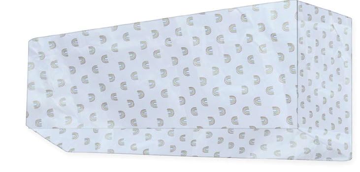Image of NANDINI FABRICSᵀᴹ || AC cover Air Conditioner Cover For 1.5 & 2 Ton Split Ac,Ac Cover,Folding Adjustable Elastic Stretchable, Water Proof For All Company Model(Multidesign) Pack Of 1, Polyester