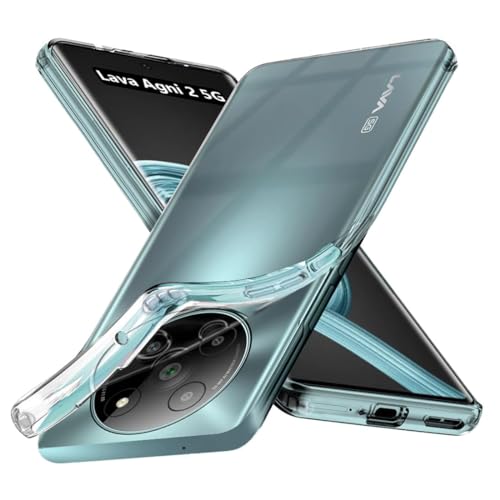 Image of Soft Silicone TPU Back Cover Compatible with Lava Agni 2 5G