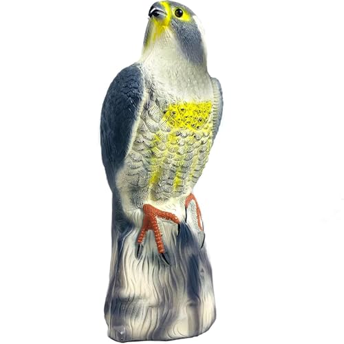 GiftExpress 16.5 Scarecrow Eagle Fake Hawk Decoy Statue Pest Repellent Bird Control Garden Protectors Outdoor Falcon Garden Dcor Eagle Repeller