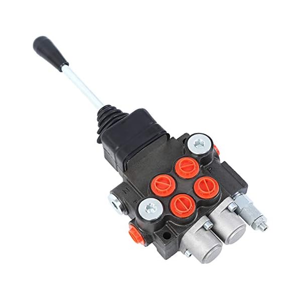 Hydraulic Valve 2 Spool Hydraulic Joystick Control Valve 11gpm Double Acting Cylinder Spool with