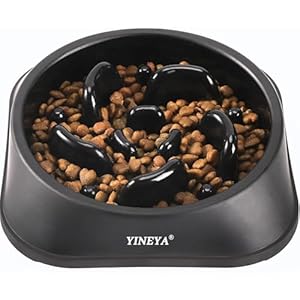Slow Feeder Dog Bowls, Pet Supplies That Slow Down Eating, Pet Food Bowls, Maze Dog Puzzle Feeder for Medium Breed