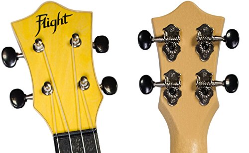 Flight, 4-String Travel Series Soprano Ukulele, Yellow (TUS-35YW) - Les Beatles, Paul McCartney, John Lennon, RIngo Starr, George Harrison Flight, 4-String Travel Series Soprano Ukulele, Yellow (TUS-35YW) – Image 6