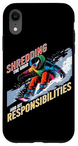 Shredding the gnar and my responsibilities X}zP[X iPhone XR p