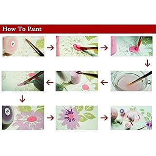 Meecaa Kit de peinture par numéros XXXX pour adultes débutants 40,6 x 50,8 cm (Les Beatles, encadré) - Les Beatles, Paul McCartney, John Lennon, RIngo Starr, George Harrison Meecaa Kit de peinture par numéros XXXX pour adultes débutants 40,6 x 50,8 cm (Les Beatles, encadré) – Image 3