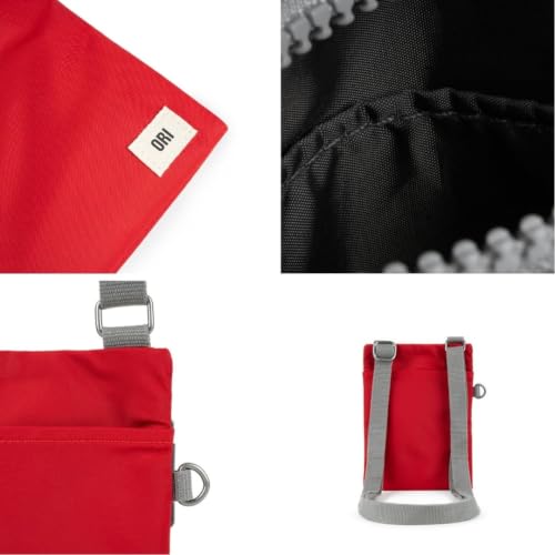 Image of ORI LONDON Crossbody Bag - Chunky Zip, Adjustable Strap, & Multi Pockets for Mobile Phones, Cards & More - Chelsea
