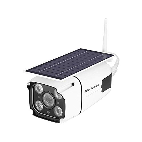 Sicherheit WiFi Außenkamera 1080P IP-Solar-Dual-Lichtquelle Kamera, Nachtsicht-Cam mit 2-Wege-Voice-Intercom, PIR-Sensor und TF-Kartenspeicher,