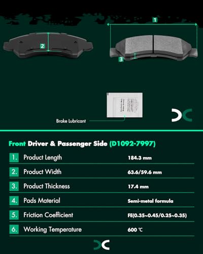 Image of SCITOO Front Brake Kits Drill & Slotted Brakes Rotor Brake Pads:55097;D1092