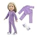 Emily Rose Wellie Wisher 14 Inch Doll Clothes for Glitter Girls | 14" Doll Pajamas PJ Outfit, Including Puppy Slippers! | Glitter Girls Doll Clothes for Wellie Wisher Dolls | Gift Boxed!