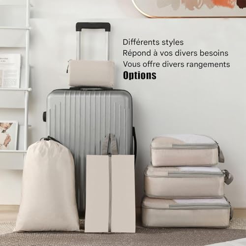 Sacs de compression voyage contre le manque de place pour vêtements et couettes