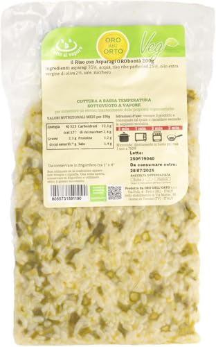 Riso con asparagi BIO Oro dell\'orto, Riso con asparagi, 200 g