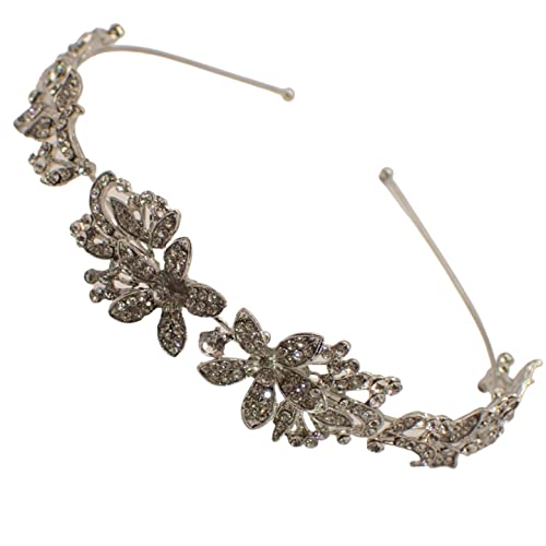 Topkids Accessories Bridal Headband for Wedding Bride Tiara, Flower Girl Crown Headband, Head Band Tiaras for Girls & Women - Image 2