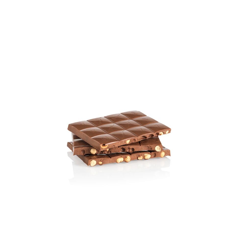 Venchi - Maxi Tafel Nocciolata Milchschokolade, 600 g, mit ganzer "Piemont-Haselnüss", Glutenfrei, Ohne Farbstoffe und Ohne Konservierungsstoffe