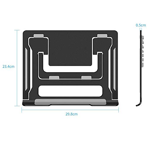 Image of Adjustable Drawing Tablet Stand Drawing Pen Display Aluminum Ventilated Stand Holder for Wacom One, Cintiq 13 /16, XP-Pen Artist 12 /13.3 /15.6 and Huion Kamvas 12 /13 /15.6