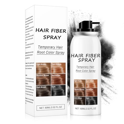 LZXLUKGIR Root Cover up Spray Black Temporary Hair Color for Gray Hair Coverage Natural Root Touch up Hair Color Spray Fuller-looking Roots Instant Volume 2.02 FL.OZ Black