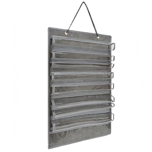 壁掛け空手帯ディスプレイスタンド カラフルリボン 少林寺帯 空手帯 帯収納 柔道 脇道 コンビネーション帯収納ボックス アクセサリーホルダー (グレー, 65.5×40cm(8枚パック+メダルスロット5個))