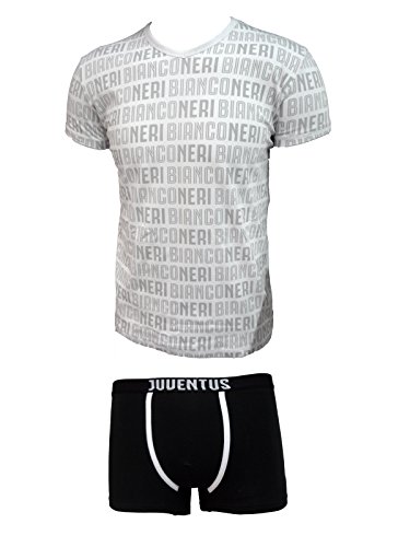 Juventus Coordinato Ragazzo Boxer + t-Shirt Scollo...