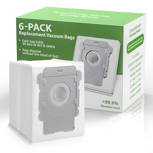Image of 6-Pack High-Efficiency Vacuum Dust Bags – Fit for Advanced Cleaning Systems, Easy Installation, 99.9% Filtration Level 15