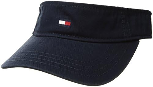 Tommy Hilfiger Men’s Dad Hat Flag Solid Cotton Visor Tommy Hilfiger Men’s Dad Hat Flag Solid Cotton Visor