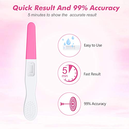 mommed midstream pregnancy test - home pregnancy test  early detection test incredibly accurate  super fast results  hcg testing kit - 6 pack