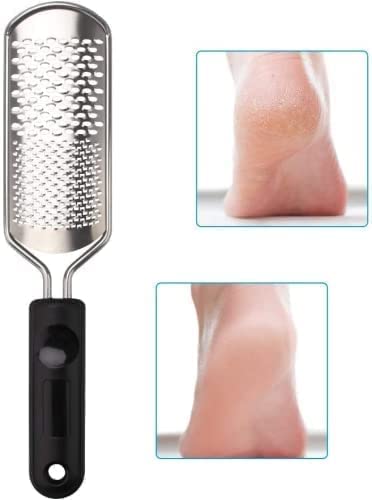 Pedicure Tools, Colossal Pedicure Rasp Foot File - Professional Foot Care Pedicure Stainless Steel File to Hard Skin, Callus Remover, Pedicure Rasp for Wet and Dry Feet