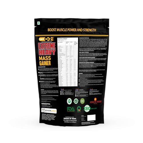 Image of Body Core Science Extreme Heavy Mass Gainer-3Kg (Vanilla, PO1)