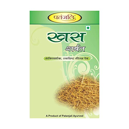 Image of Patanjali Khus Sharbat Bottle, 750ml