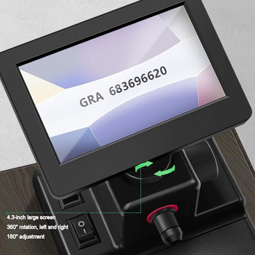 Microscopio de grabado digital LCD con luces LED para inspección de gemas de valor 3