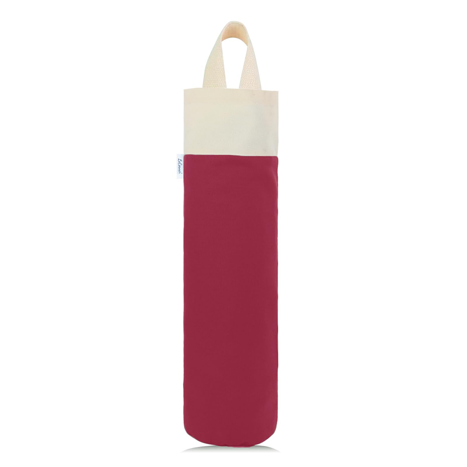 Soporte para bolsas de plástico, soporte de pared para almacenamiento de bolsas de plástico, organizador de bolsas de basura de algodón para compras, dispensador grande de bolsas de basura