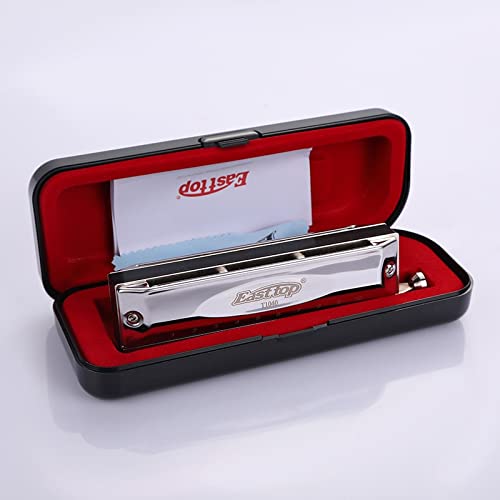 Harmonica Harmonica coloré 10 trous harpe clavier d’orgue C ABS Comb argent instrument professionnel - Les Beatles, Paul McCartney, John Lennon, RIngo Starr, George Harrison Harmonica Harmonica coloré 10 trous harpe clavier d'orgue C ABS Comb argent instrument professionnel