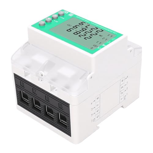 Disjoncteur triphasé WiFi SEAFRONT 80A avec moniteur d'énergie et commande à distance