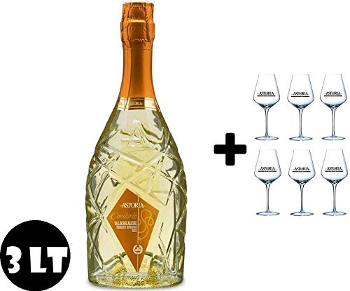 ASTORIA CORDERIE VALDOBBIADENE PROSECCO SUPERIORE DOCG 3 LITROS 6 ASTORIA CALCIES
