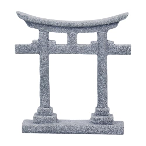 KAHDGSS Décorations japonaises d ' Aquarium de Porte Torii, Statue d ' Aquarium, Ornement en Pierre de Pont pour Jardin, Maison de poupée, de Maison, décoration de Maison