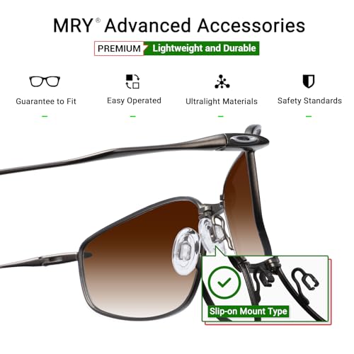 Image of Mryok Replacement Nosepiece Nosepad for Oakley Metal Plate Ti OX5153 Eyeglass - Options