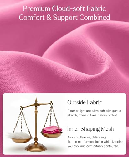 Image of Popilush Shapewear Bodysuit Plunge Deep V Neck Backless Going Out Tank Tops | lightly tummy control bodysuit,Buttery soft stretch fabric, sculpted shape and all-day comfort