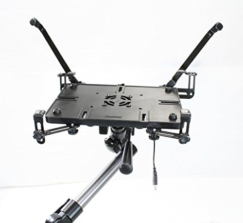 Mobotron Ms-526 Heavy-Duty Laptop Mount + Screen Stabilizer+ Cooling Fan+ Supporting Brace #TOP7