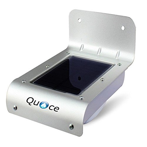 Tiny Deal Solar Motion Sensor Light Solar Powered Energy Saving LED Wall Lamp (White)