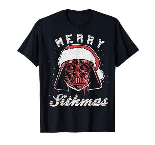 T-shirt Star Wars Vader Merry Sithmas idée cadeau geek hivernal