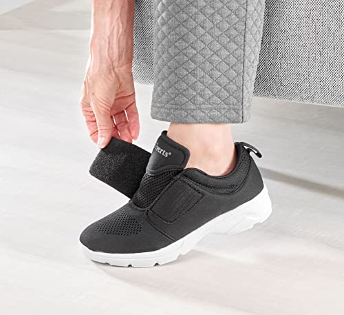 Silvert's Adaptive Clothing & Footwear Women’s Lightweight Easy Walker Wide Shoes for Seniors3