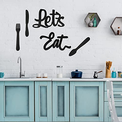 5-Pieces-Wooden-Lets-Eat-Sign-Fork-Spoon-and-Knife-Wood-Wall-Decor-Rustic-Wood-Kitchen-Hanging-Decoration-Cute-Eat-Decoration-for-Kitchen-Home-Dining-Room-Cafe-Restaurant-Black