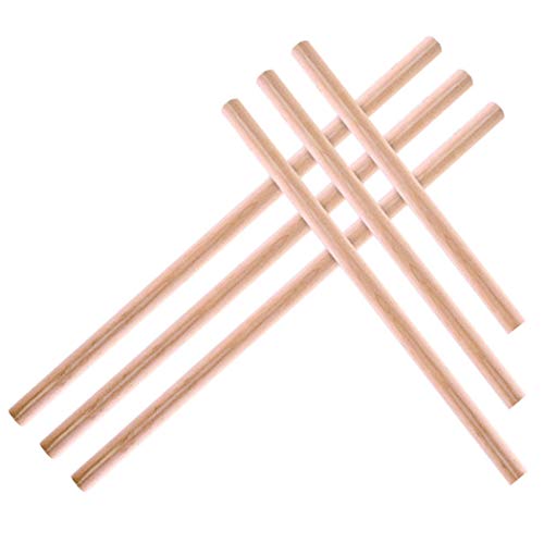 FunPa 2PCS vara de madeira correção de postura bastão de exercício vara de treino com fivela de bast