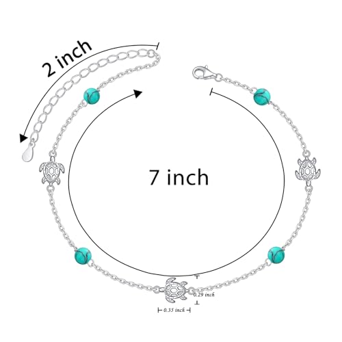 Image of Ladytree Bracelet for Women 925 Sterling Silver Cute Flying Bat /Blue Jay /Turtle /Bunny /Stingary /Octopus Charm Adjustable Bracelet Ocean Jewelry Gifts for Teen Girls Mother Wife Daughter Family