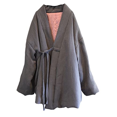 NFYM Women Hanten Cotton Jacket Japanese Kimono Style Warm Quilted Winter Coat2