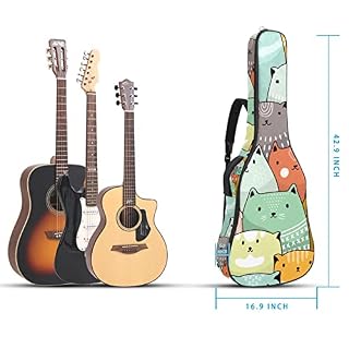 Housse pour guitare acoustique en spirale torsadée noire de 1 cm d’épaisseur avec rembourrage étanche 101,6 cm, 101,4 cm… - Les Beatles, Paul McCartney, John Lennon, RIngo Starr, George Harrison Housse pour guitare acoustique en spirale torsadée noire de 1 cm d'épaisseur avec rembourrage étanche 101,6 cm, 101,4 cm… – Image 5
