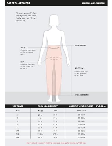 Image of Amazon Brand - Symbol Women's Shapewear| Petticoat | Side Slit | Seamless | Elastane (Available in Plus Sizes)